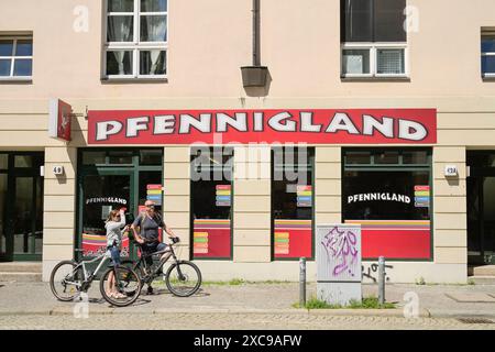 Pfennigland, Carl-Schurz-Straße, Spandau, Berlino, Deutschland *** Pfennigland, Carl Schurz Straße, Spandau, Berlino, Germania Foto Stock