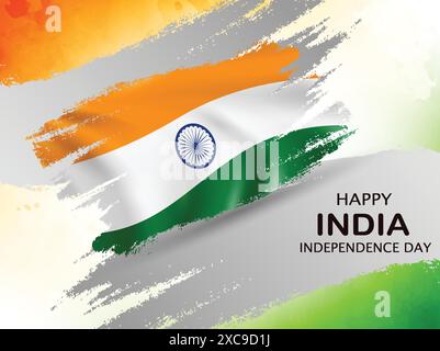 15 agosto India Independence Day Illustrazione Vettoriale