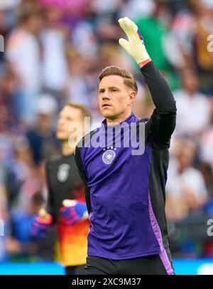 Marc-Andre ter STEGEN, DFB 22 Manuel NEUER, portiere DFB 1, nella partita a gironi GERMANIA, Regno Unito. , . Il 14 giugno 2024 a Monaco, Germania. Fotografo: ddp Images/STAR-Images credito: ddp media GmbH/Alamy Live News Foto Stock