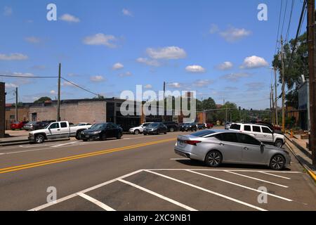 Centro storico di Brookhaven, Mississippi. Foto Stock