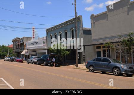 Centro storico di Brookhaven, Mississippi. Foto Stock