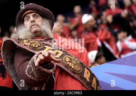 Dortmund, Germania. 15 giugno 2024. Tifosi durante la partita di calcio Euro 2024 tra Italia e Albania allo stadio Signal Iduna Park di Dortmund, Germania - sabato 15 giugno 2024. Sport - calcio. (Foto di Fabio Ferrari/LaPresse) credito: LaPresse/Alamy Live News Foto Stock