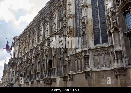 Gand, Belgio; giugno, 06.2024. Architettura del centro di Gand. Gand è una città medievale e una destinazione turistica in Belgio. Foto Stock