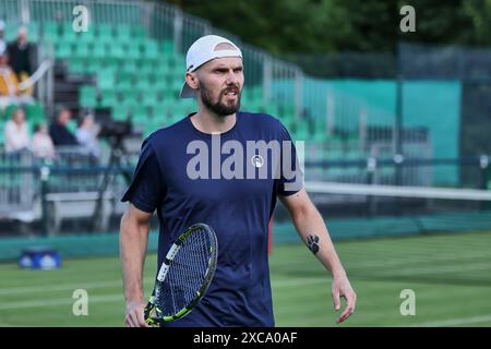 Halle Westf, Westfalen, Deutschland. 15 giugno 2024. Oscar Otte (GER) durante il 31. TERRA WORTMANN OPEN, ATP500 - Mens Tennis (immagine di credito: © Mathias Schulz/ZUMA Press Wire) SOLO PER USO EDITORIALE! Non per USO commerciale! Foto Stock