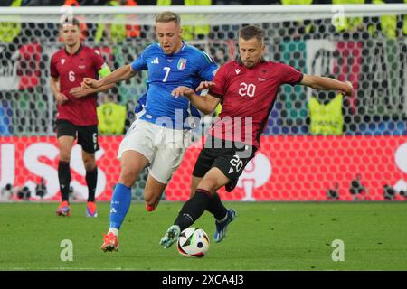 Dortmund, Germania. 15 giugno 2024. Italia vs Albania, Campionato europeo di calcio UEFA a Dortmund, Germania, 15 giugno 2024 credito: Agenzia fotografica indipendente/Alamy Live News Foto Stock