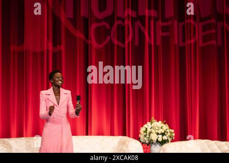 14 giugno 2024, Beverly Hills, California, USA: Una serata con LUPITA NYONGâ€™o presentata da STEVE JONES a Hollywood Confidential il 15 giugno 2024 al Samuel Goldwyn Theater di Beverly Hills, California. (Credit Image: © Drew Bly Pockets/ZUMA Press Wire) SOLO PER USO EDITORIALE! Non per USO commerciale! Foto Stock