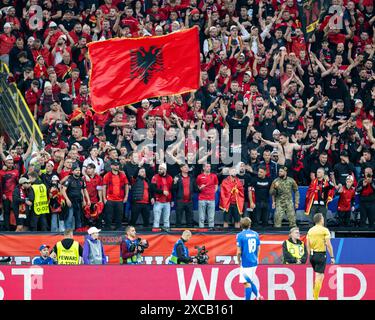 Dortmund, Germania. 15 giugno 2024. Durante la partita UEFA EURO gruppo B 2024 tra Italia e Albania al BVB Stadion Dortmund di Dortmund, Germania, il 15 giugno 2024 (foto di Andrew SURMA/ credito: SIPA USA/Alamy Live News Foto Stock