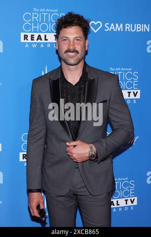 Fairmont Century Plaza, Stati Uniti. 15 giugno 2024. Maksim Chmerkovskiy partecipa ai Critics Choice Real TV Awards 2024 al Fairmont Century Plaza il 15 giugno 2024 a Los Angeles, California. Foto: Crash/imageSPACE credito: Imagespace/Alamy Live News Foto Stock