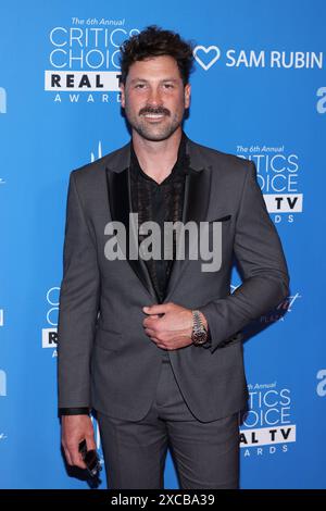 Fairmont Century Plaza, Stati Uniti. 15 giugno 2024. Maksim Chmerkovskiy partecipa ai Critics Choice Real TV Awards 2024 al Fairmont Century Plaza il 15 giugno 2024 a Los Angeles, California. Foto: Crash/imageSPACE/Sipa USA credito: SIPA USA/Alamy Live News Foto Stock