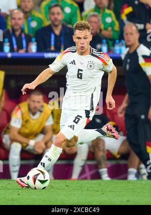 Joshua Kimmich, DFB 6 nella partita della fase a gironi GERMANIA - SCOZIA 5-1 dei Campionati europei UEFA 2024 il 14 giugno 2024 a Monaco, Germania. Fotografo: Peter Schatz Foto Stock