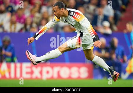 Leroy SANE, DFB 19 nella fase a gironi GERMANIA - SCOZIA 5-1 dei Campionati europei UEFA 2024 il 14 giugno 2024 a Monaco, Germania. Fotografo: Peter Schatz Foto Stock