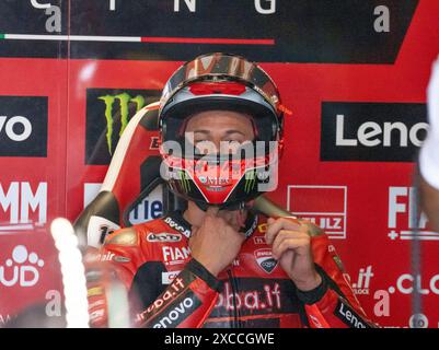 11 BULEGA Nicolo Ducati Panigale V4R durante il Campionato FIM Superbike - Round Italiano Mondiale Superbike Pirelli Emilia-Romagna Round 14-16 luglio 2024 a Misano Adriatico, Italia. (Foto di Fabio Averna/Sipa USA) Foto Stock