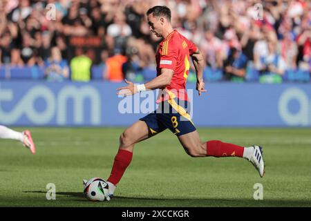 Berlino, Allemagne. 15 giugno 2024. Fabian Ruiz di Spagna durante la partita di calcio UEFA Euro 2024, gruppo B, tra Spagna e Croazia il 15 giugno 2024 all'Olympiastadion di Berlino, Germania - foto Jean Catuffe/DPPI Credit: DPPI Media/Alamy Live News Foto Stock