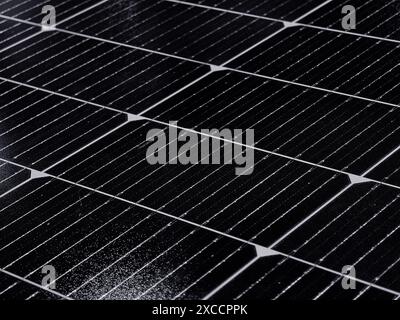 Pannello solare con compositi e tecnologia a gas per la penetrazione della luce solare Foto Stock