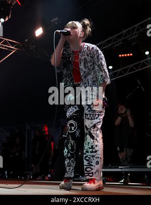 Leicestershire, Regno Unito. Sabato 16 giugno 2024. Harper si esibisce sul Dogtooth Stage al Download Festival 2024 a Donington Park. Crediti: Jon Harris/Alamy Live News Foto Stock