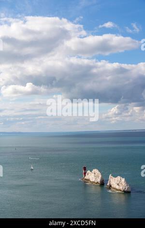 Gli aghi, Isle of Wight, England, Regno Unito Foto Stock