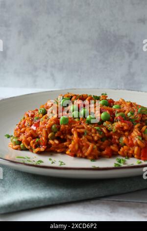 Autentico riso Djuvec con verdure Foto Stock