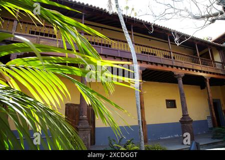 Casa de los Capitanes Generales y Alvarado-Bracamonte, San Cristóbal de La Laguna, Tenerife, Isole Canarie, Spagna. Foto Stock