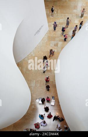 Museo Guggenheim, Bilbo-Bilbao, Biscaglia, Paesi Baschi, Spagna. Foto Stock