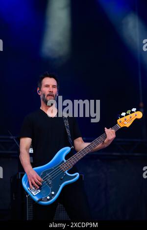 La rock band americana Dogstar si esibisce al Rock IM Park Festival di Norimberga. Foto Stock