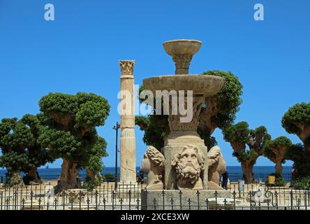 Reliquie romane a Cherchell, nella provincia di Tipaza Foto Stock