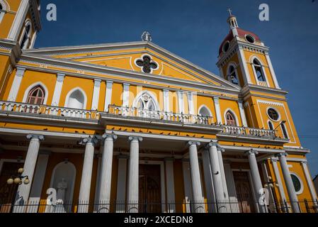 Cattedrale di nostra Signora dell'assunzione, cattedrale cattolica neoclassica, Granada, Granada, Nicaragua Foto Stock