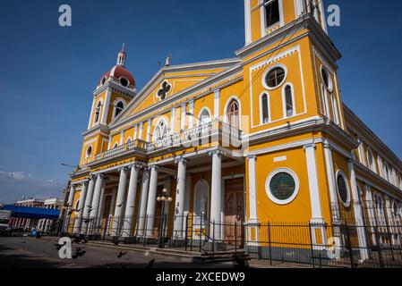 Cattedrale di nostra Signora dell'assunzione, cattedrale cattolica neoclassica, Granada, Granada, Nicaragua Foto Stock