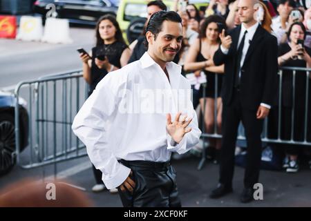 Milano, Italia. 16 giugno 2024. Uomo Fashion Primavera Estate SS2025. Nella foto: Mahmood Credit: Independent Photo Agency/Alamy Live News Foto Stock