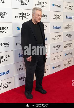 Christopher Walken partecipa a "Before the Movie: An Introduction by Christopher Walken" durante il Tribeca Film Festival agli Spring Studios di New York il 16 giugno 2024 Foto Stock