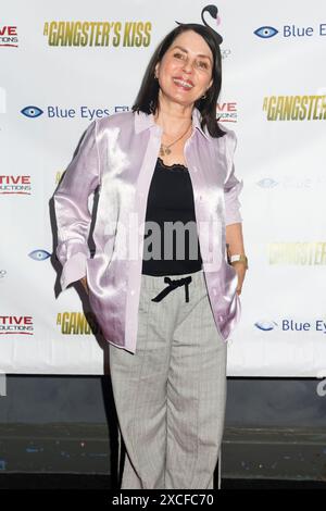 Londra, Regno Unito. 16 giugno 2024. Sadie Frost partecipa alla prima inglese A Gangster's Kiss al Genesis Cinema di Whitechapel, Londra. Credito: SOPA Images Limited/Alamy Live News Foto Stock