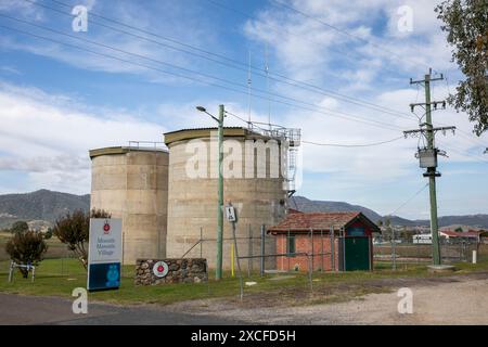 Stoccaggio dell'approvvigionamento idrico di Kootingal nel comune di Tamworth lregion, nuovo Galles del Sud regionale, Australia Foto Stock