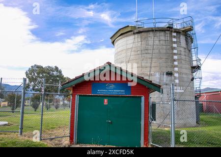 Stoccaggio dell'approvvigionamento idrico di Kootingal nel comune di Tamworth lregion, nuovo Galles del Sud regionale, Australia Foto Stock