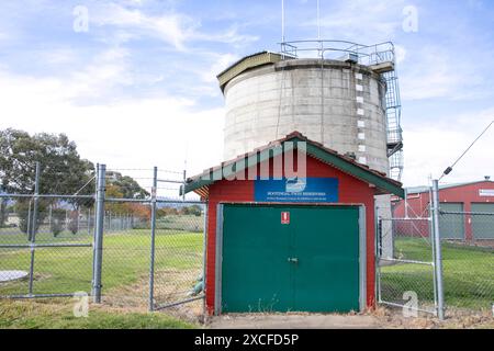 Stoccaggio dell'approvvigionamento idrico di Kootingal nel comune di Tamworth lregion, nuovo Galles del Sud regionale, Australia Foto Stock