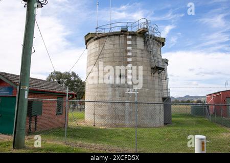 Stoccaggio dell'approvvigionamento idrico di Kootingal nel comune di Tamworth lregion, nuovo Galles del Sud regionale, Australia Foto Stock