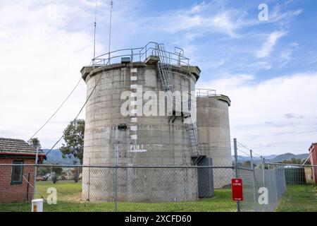 Stoccaggio dell'approvvigionamento idrico di Kootingal nel comune di Tamworth lregion, nuovo Galles del Sud regionale, Australia Foto Stock