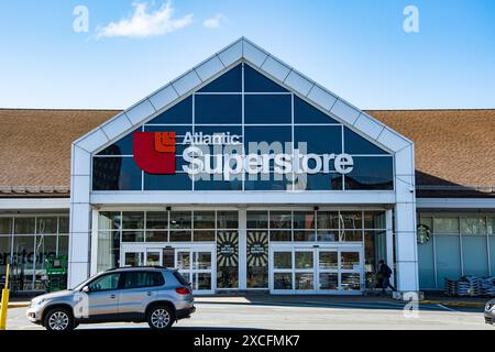 Insegna dell'Atlantic Superstore ad Halifax, nuova Scozia, Canada Foto Stock