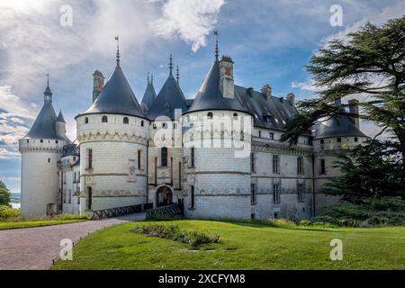 CHATEAU DE CHAUMONT (1465-1510) CHAUMONT-SUR-LOIRE FRANCIA Foto Stock