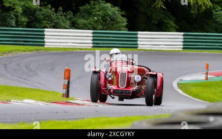 The Vintage Sports Car Club, V.S.C.C. Race Day event, Inghilterra, Regno Unito, giugno 2024. Foto Stock