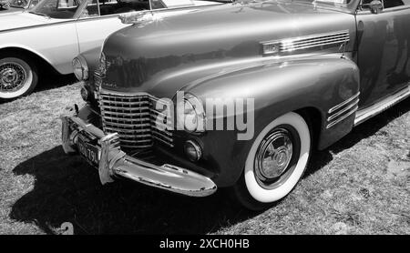 Una vista ravvicinata di una Cadillac del 1941... la macchina che tutti vogliono. Foto Stock