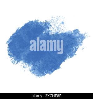 sfondo acquerello grunge blu astratto Illustrazione Vettoriale