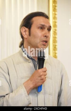 Vladimir Jurowski Bayerische Staatsoper Generalmusik Direktor Muenchen 17.06.2024 Bayerische Staatsoper Pressekonferenz-Personelle Weichenstellung Muenchen **** Vladimir Jurowski Direttore musicale generale dell'Opera di Stato Bavarese Monaco di Baviera 17 06 2024 Conferenza Stampa Bavarian State Opera cambio di rotta del personale Monaco di Baviera Foto Stock