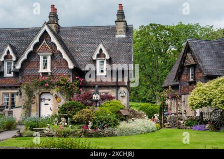 Ilam, Peak District National Park, Staffordshire Foto Stock
