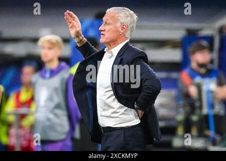 Dusseldorf, Germania. 17 giugno 2024. Dusseldorf, Allemagne. 17 giugno 2024. Didier DESCHAMPS di Francia durante la partita di calcio UEFA Euro 2024, gruppo D, tra Austria e Francia il 17 giugno 2024 al Merkur Spiel-Arena di Dusseldorf, Germania - foto Matthieu Mirville/DPPI Credit: DPPI Media/Alamy Live News Foto Stock