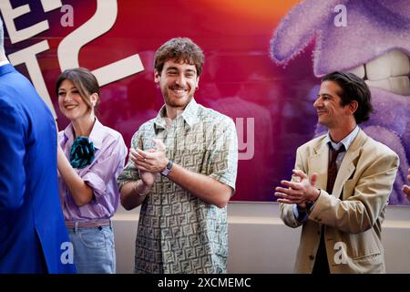 ROMA, ITALIA - 18 MAGGIO: Deva Cassel, Federico Cesari, Pilar Fogliati Foto Stock