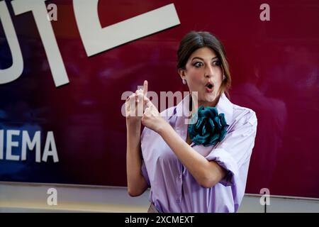 ROMA, ITALIA - 18 MAGGIO: Deva Cassel, Federico Cesari, Pilar Fogliati Foto Stock