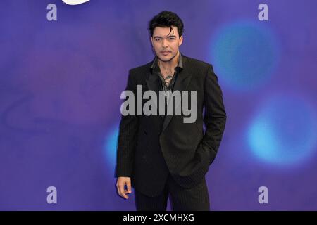 Roma, Italia. 17 giugno 2024. Stash assiste al tappeto viola della prima del film Disney "Inside Out 2" allo Space Cinema moderno. (Foto di Mario Cartelli/SOPA Images/Sipa USA) credito: SIPA USA/Alamy Live News Foto Stock