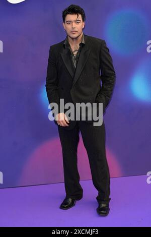 Roma, Italia. 17 giugno 2024. Stash assiste al tappeto viola della prima del film Disney "Inside Out 2" allo Space Cinema moderno. (Foto di Mario Cartelli/SOPA Images/Sipa USA) credito: SIPA USA/Alamy Live News Foto Stock