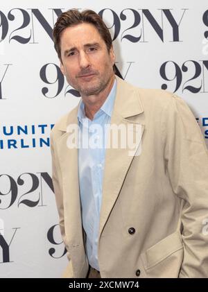 Luke Wilson partecipa a 'Horizon: An American Saga, Chapter i' Screening and Conversation' alla 92nd Street Y di New York il 17 giugno 2024 Foto Stock