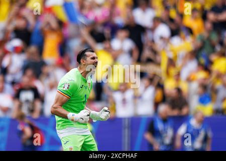 Monaco, Germania. 17 giugno 2024. Florin Nita (Romania) in azione durante la partita UEFA Euro 2024 tra le squadre nazionali di Romania e Ucraina all'Allianz Arena. Punteggio finale; Romania 3:0 Ucraina credito: SOPA Images Limited/Alamy Live News Foto Stock