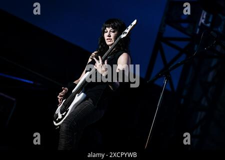 Italia, 12 giugno 2024 Evanescence live alla Fiera Milano Live, RHO - Milano, © Luna la Chimia / Alamy Foto Stock